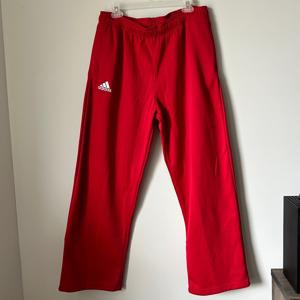 Adidas Kids Red Track Pants